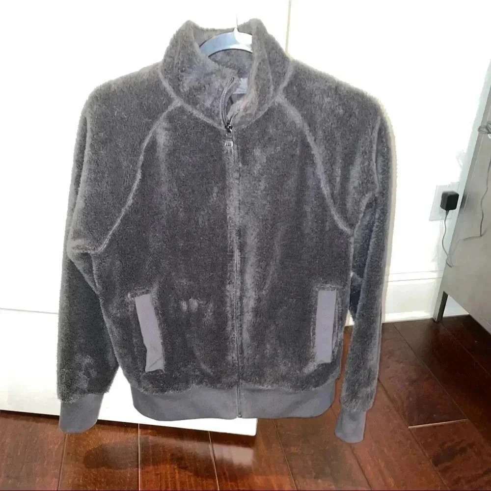 Banana Republic Faux Fur Zip Up
